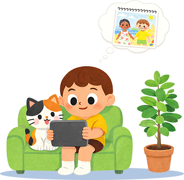 남아 일러스트이미지